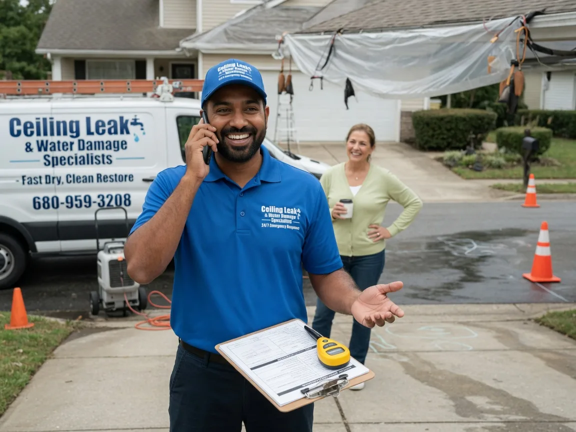 Ceiling Leak Cleanup Le Mars, IA FAQs